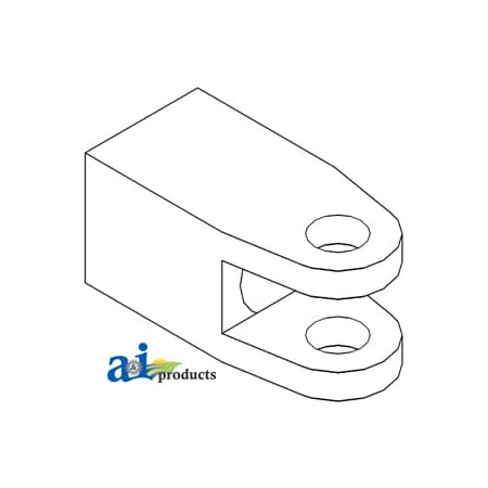 A & I Products Yoke, Front (3.980" long) 4" x2" x2" A-406249R1